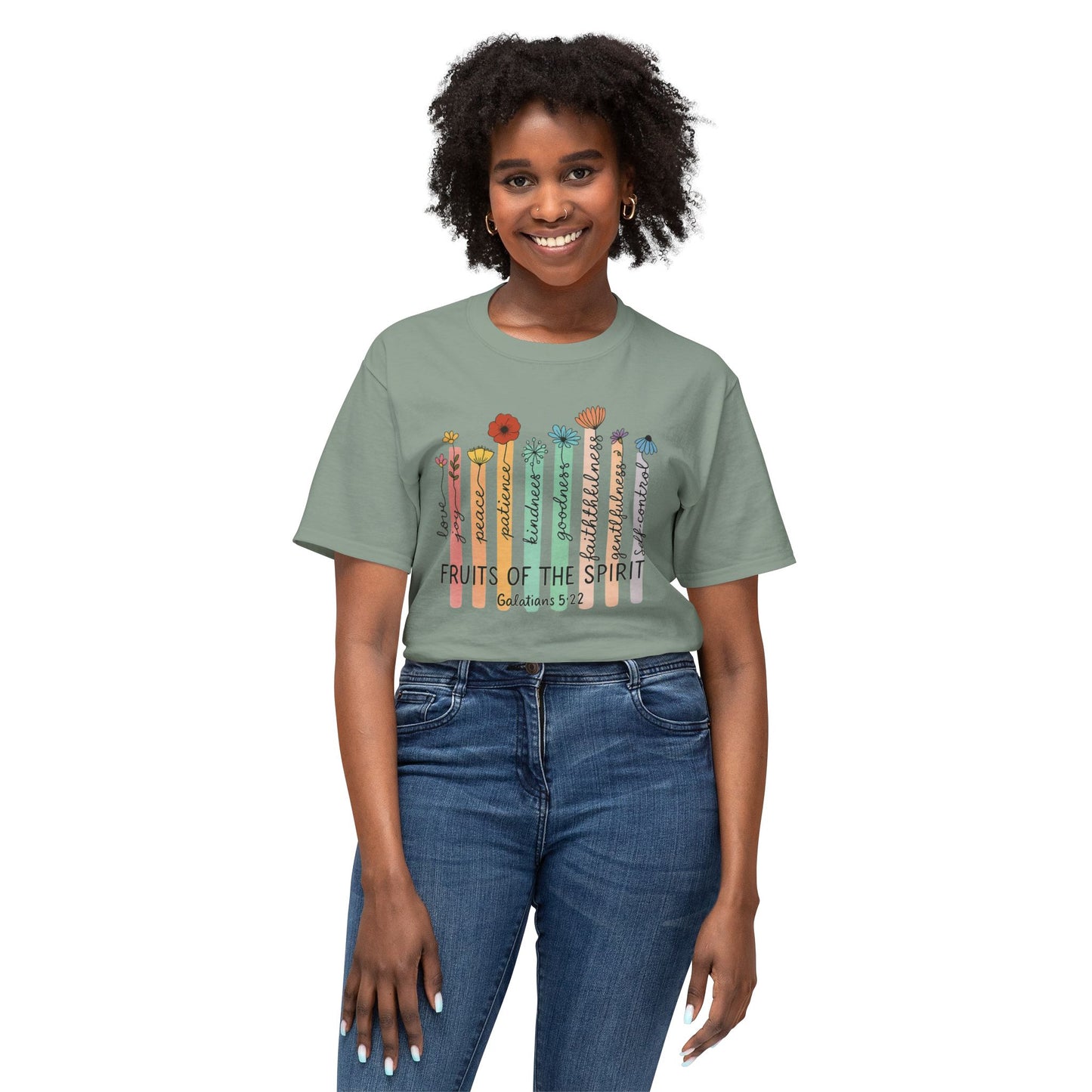 Fruits of the Spirit T-Shirt, Inspirational Tee, Christian Apparel, Faith-Based Gift, Spiritual Reminder, Bible Verse Tee