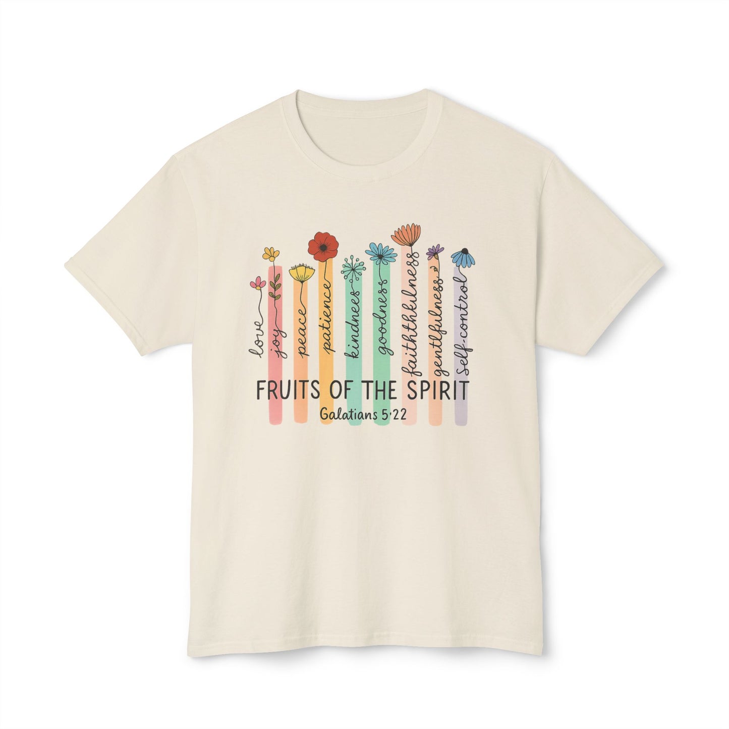 Fruits of the Spirit T-Shirt, Inspirational Tee, Christian Apparel, Faith-Based Gift, Spiritual Reminder, Bible Verse Tee