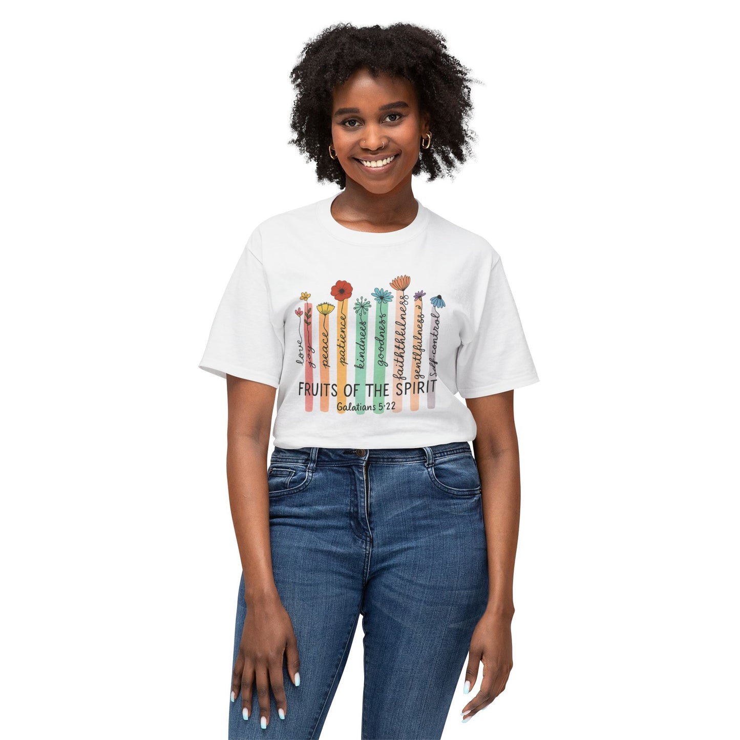 Fruits of the Spirit T-Shirt, Inspirational Tee, Christian Apparel, Faith-Based Gift, Spiritual Reminder, Bible Verse Tee