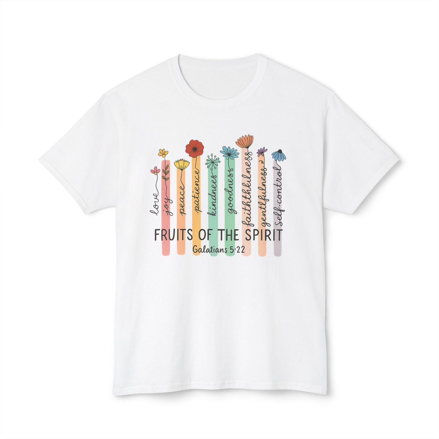 Fruits of the Spirit T-Shirt, Inspirational Tee, Christian Apparel, Faith-Based Gift, Spiritual Reminder, Bible Verse Tee