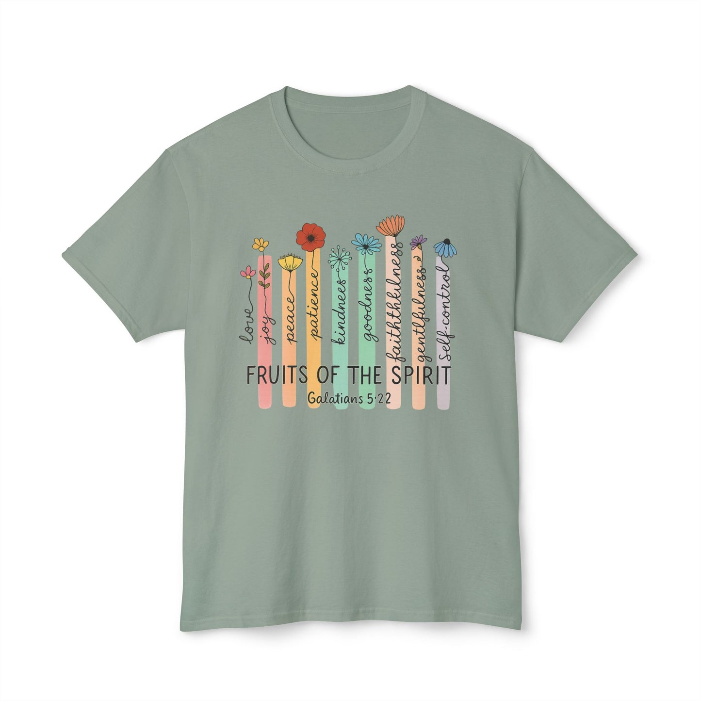 Fruits of the Spirit T-Shirt, Inspirational Tee, Christian Apparel, Faith-Based Gift, Spiritual Reminder, Bible Verse Tee